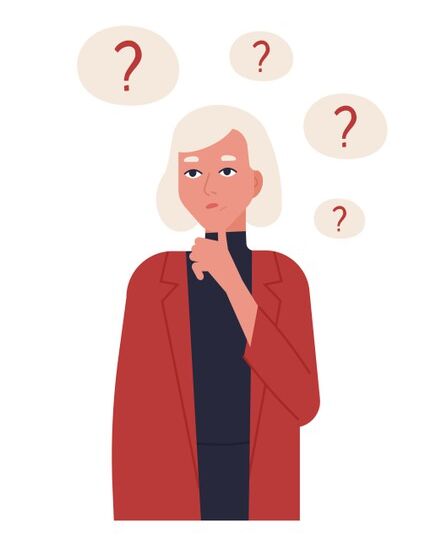 portrait-cute-blonde-girl-jacket-thinking-reflecting-isolated-young-woman-surrounded-by-thought-bubbles-with-question-marks_198278-3464