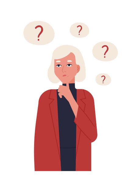 portrait-cute-blonde-girl-jacket-thinking-reflecting-isolated-young-woman-surrounded-by-thought-bubbles-with-question-marks_198278-3464